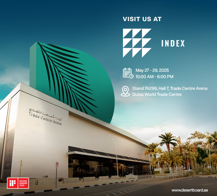 DesertBoard® to Showcase Sustainable Interior Solutions at INDEX 2025
