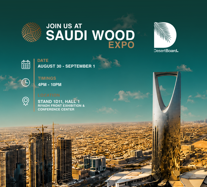 DesertBoard to Present Sustainable Engineered Wood Boards at Saudi Wood Expo 2026